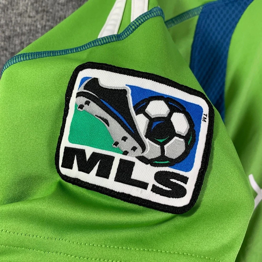 Vintage Seattle Sounders FC Jersey Men Medium 2008 Green Adidas MLS Soccer